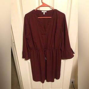 Maroon dress